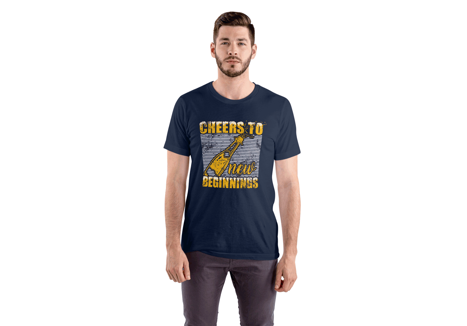 Cheers To New Beginnings: Celebration Graphic Tee - Essentia Attire