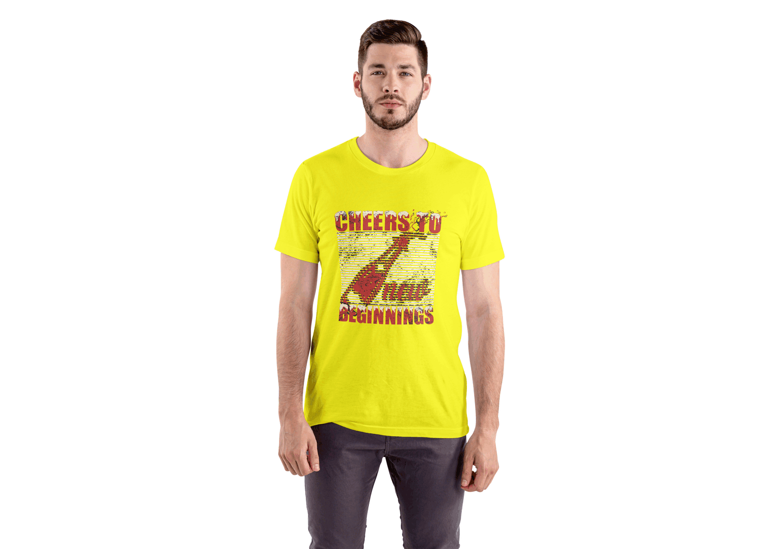 Cheers To New Beginnings: Celebration Graphic Tee - Essentia Attire