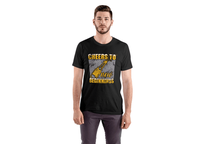 Cheers To New Beginnings: Celebration Graphic Tee - Essentia Attire