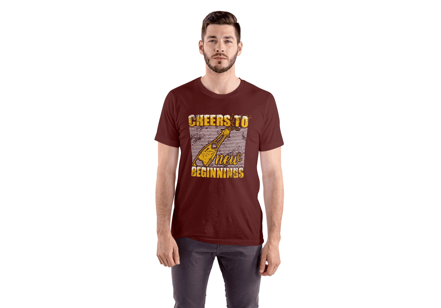 Cheers To New Beginnings: Celebration Graphic Tee - Essentia Attire