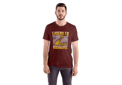 Cheers To New Beginnings: Celebration Graphic Tee - Essentia Attire