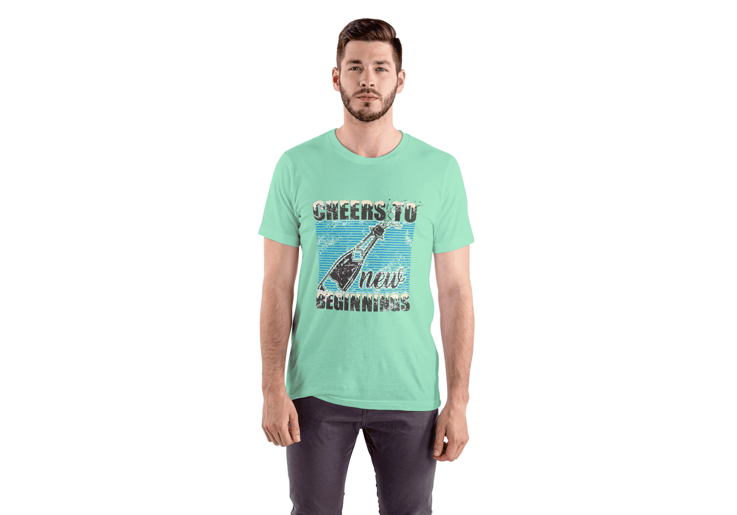 Cheers To New Beginnings: Celebration Graphic Tee - Essentia Attire