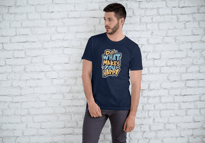 Do What Makes You Happy: Positive Vibes Graphic Tee - Essentia Attire