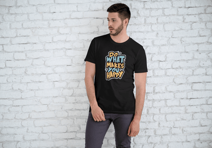 Do What Makes You Happy: Positive Vibes Graphic Tee - Essentia Attire