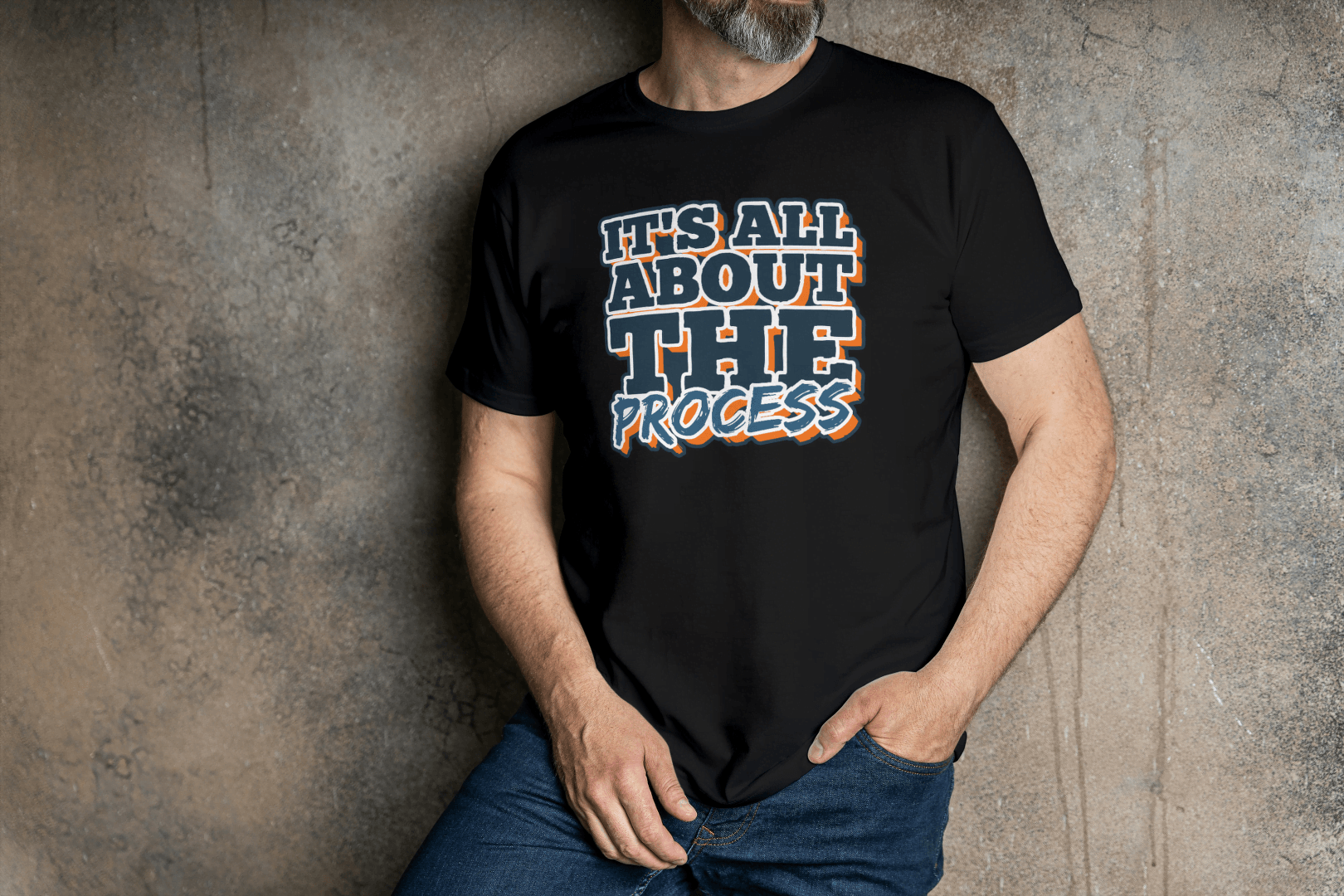 It's All About The Process: Motivational T-Shirt - Essentia Attire