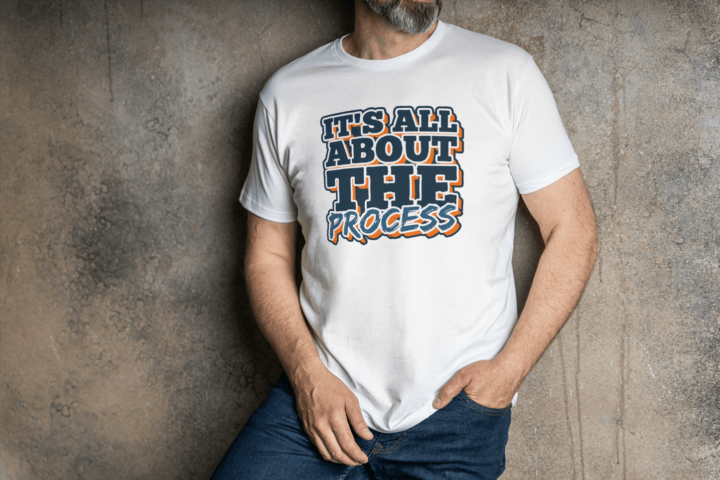 It's All About The Process: Motivational T-Shirt - Essentia Attire