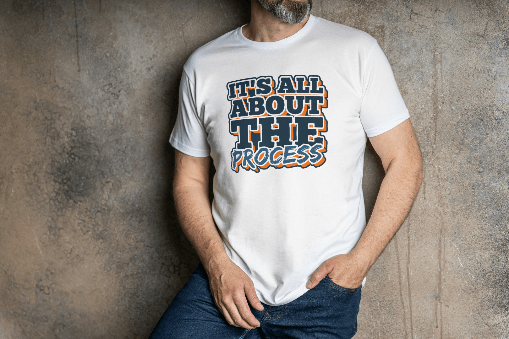 It's All About The Process: Motivational T-Shirt - Essentia Attire