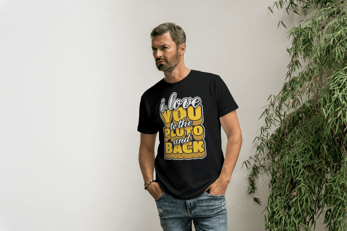 I Love You to Pluto and Back: Cosmic Love Tee - Essentia Attire