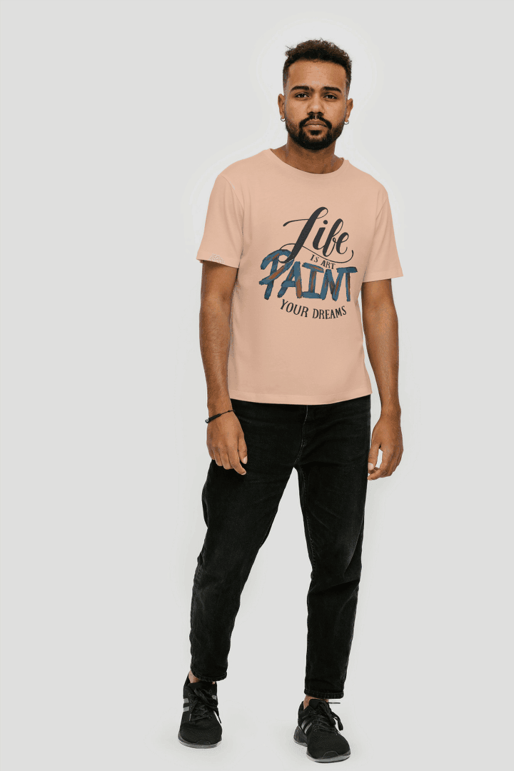 Life is Art Paint Your Dreams: Inspirational Tee - Essentia Attire