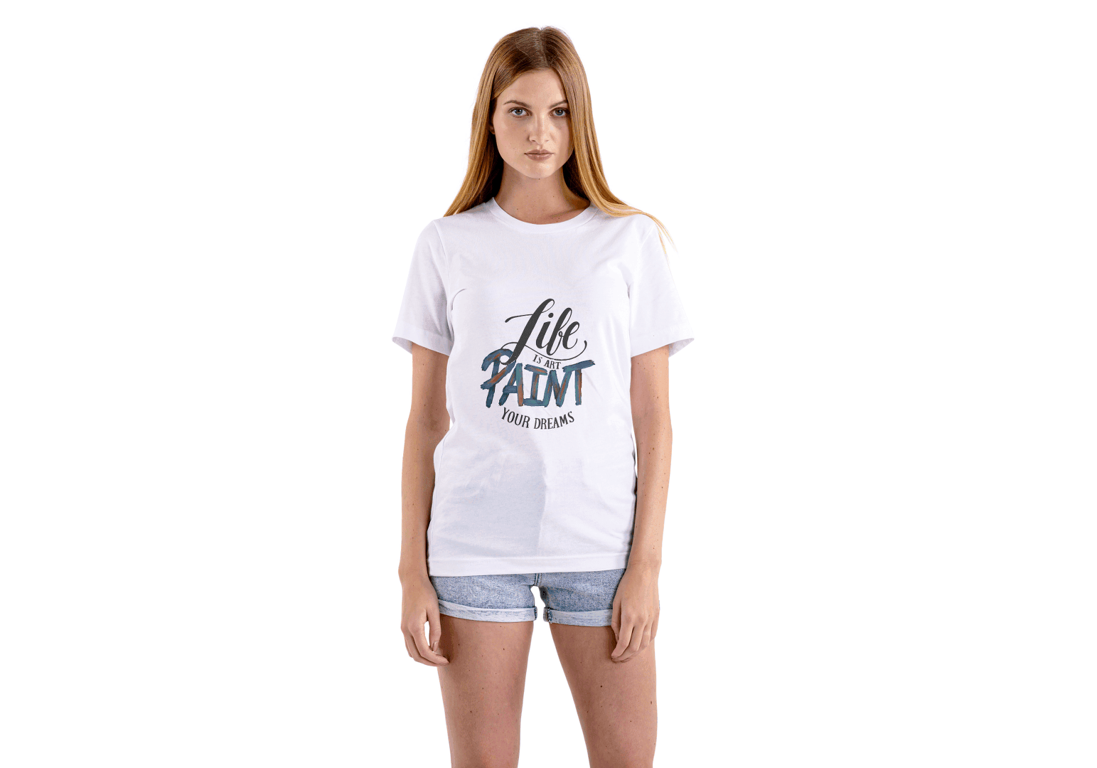 Life is Art Paint Your Dreams: Inspirational Tee - Essentia Attire
