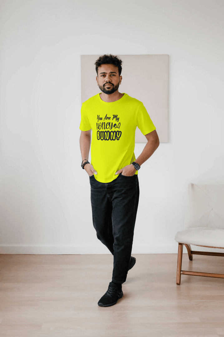 You Are My Honey Bunny: Cute Love Graphic Tee - Essentia Attire