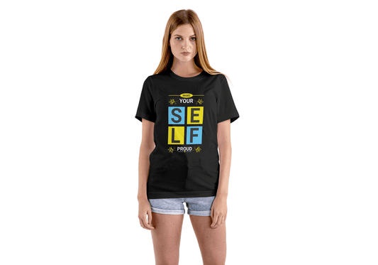 Make Yourself Proud Motivational: Self-Growth Graphic Tee - Essentia Attire