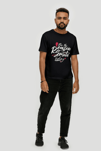 Be The Reason Someone Smiles Today: Kindness Graphic Tee - Essentia Attire
