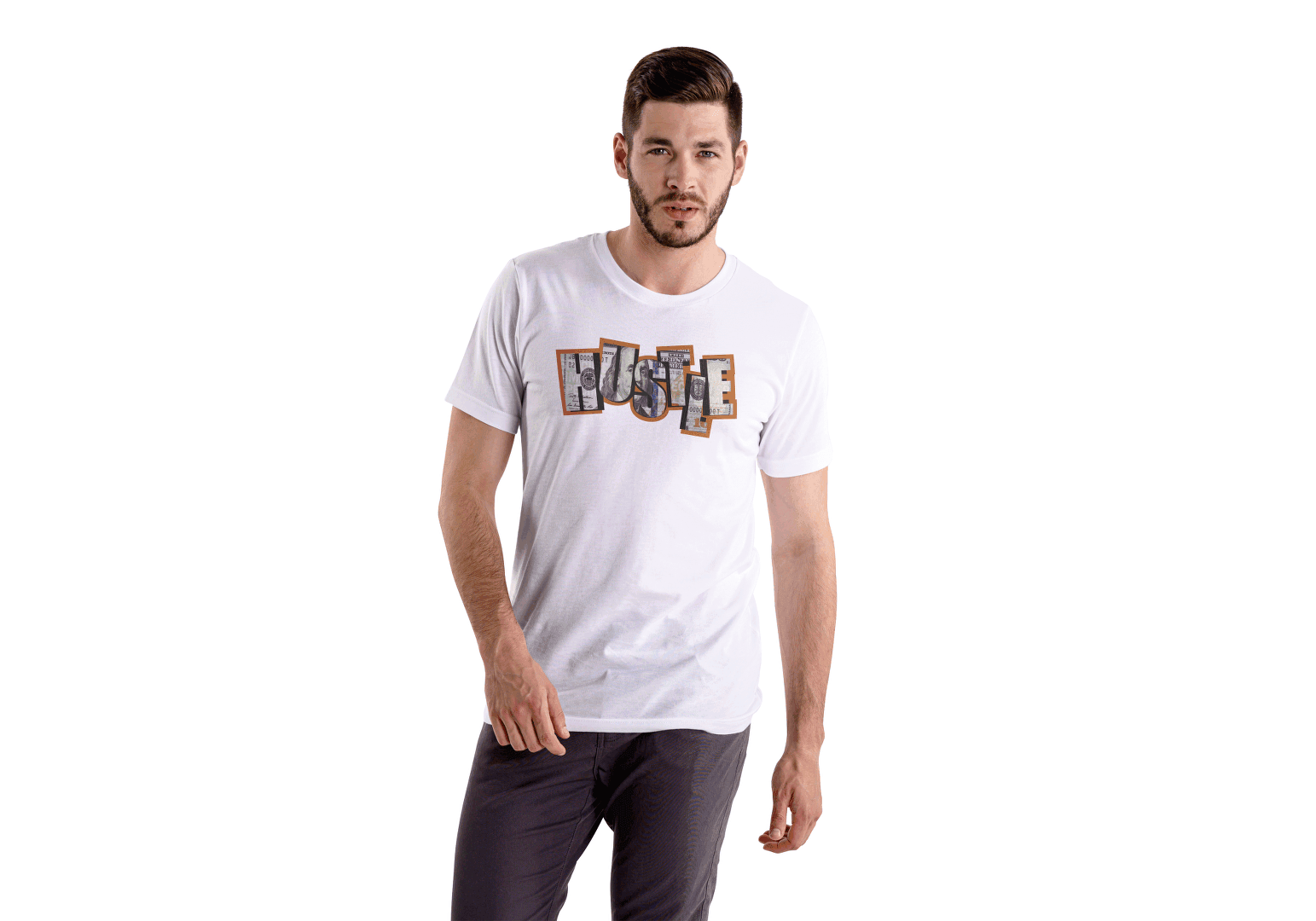 HUSTLE Money Print: Ambition Tee - Essentia Attire