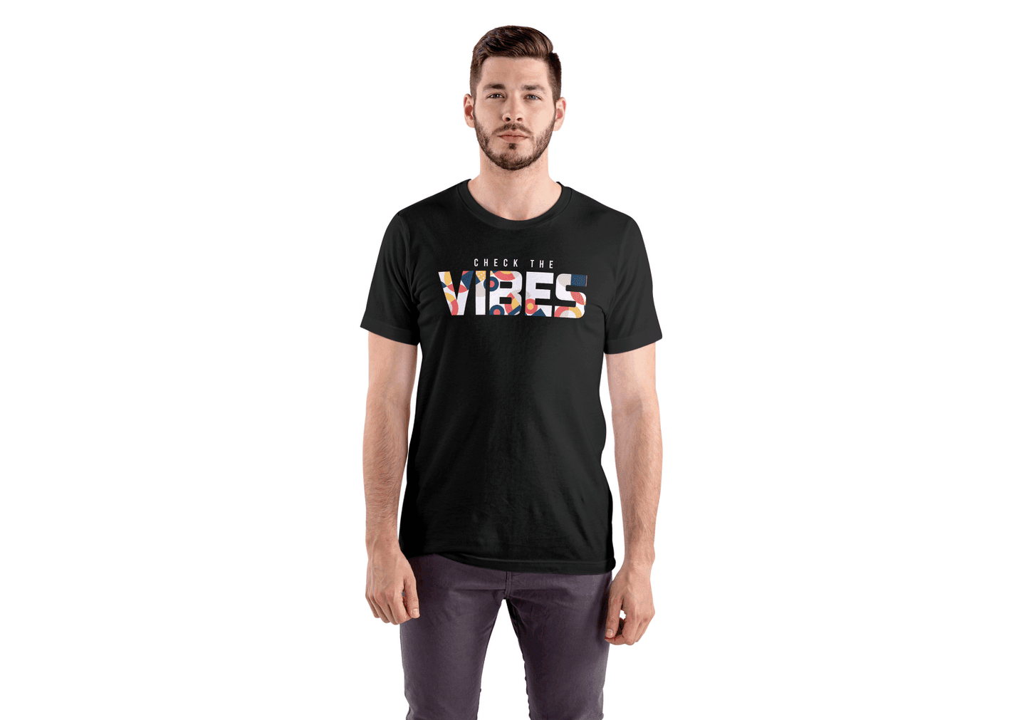 Check The Vibes: Positive Energy Graphic Tee - Essentia Attire