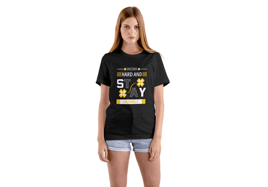 Work Hard Stay Humble Motivational: Perseverance Tee - Essentia Attire