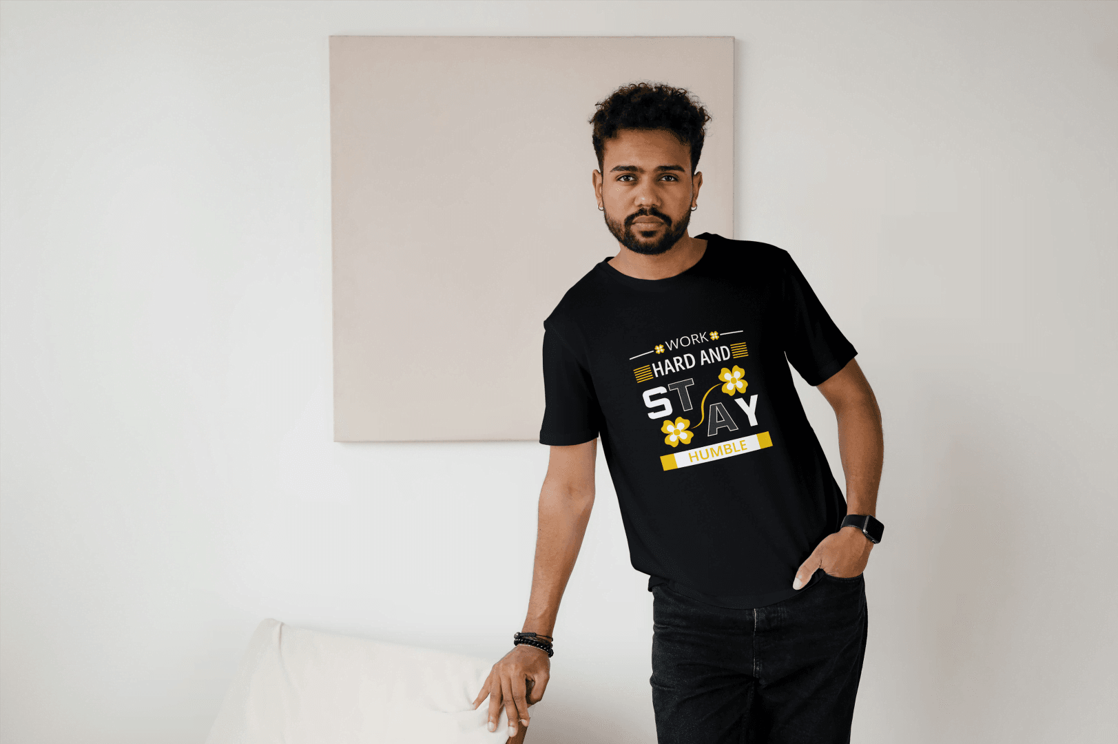 Work Hard Stay Humble Motivational: Perseverance Tee - Essentia Attire