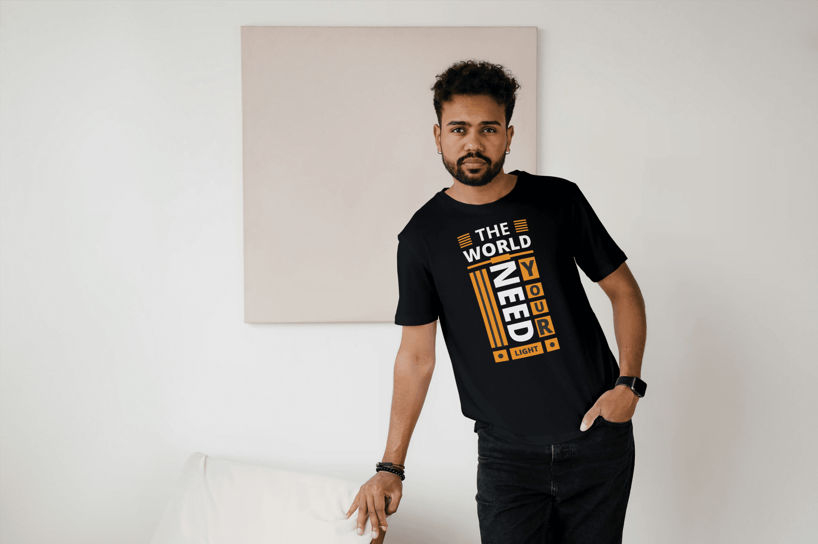 The World Need Your Light: Empowering Graphic Tee - Essentia Attire
