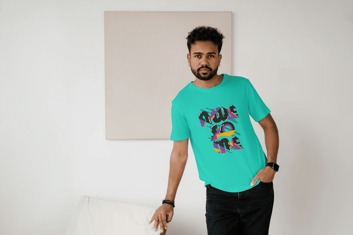 Awesome So Me Colorful: Self-Expression Tee - Essentia Attire