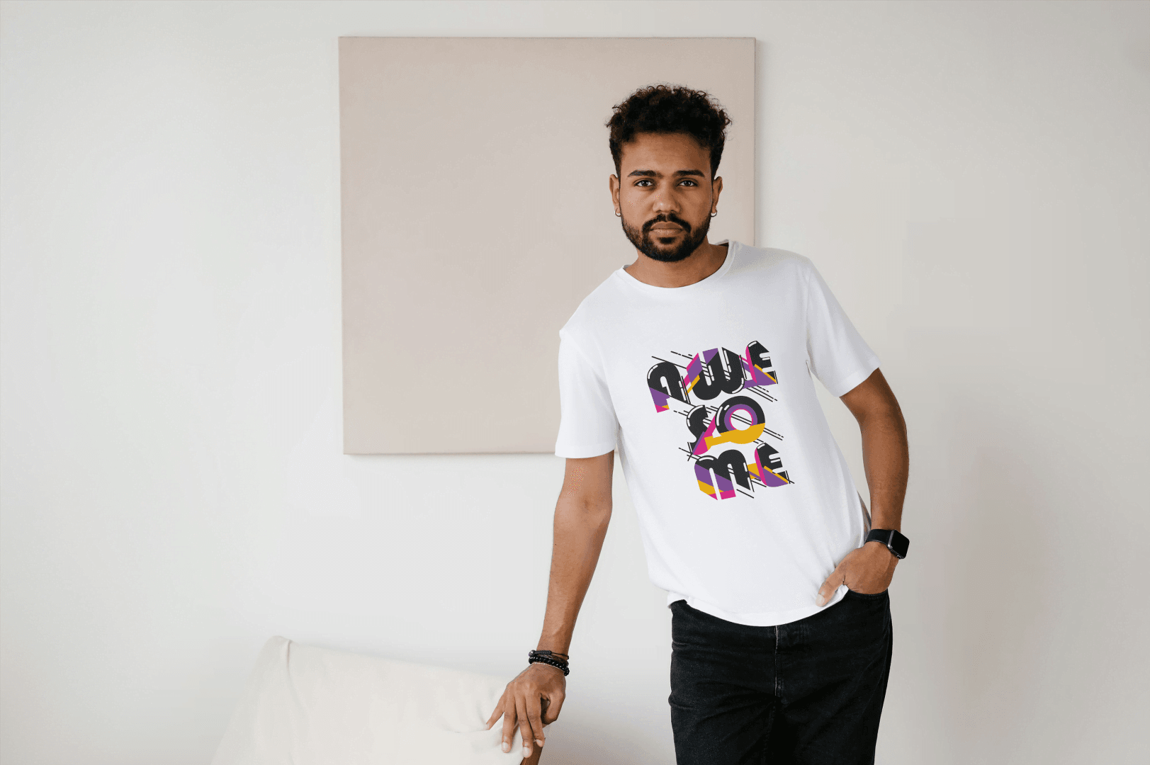 Awesome So Me Colorful: Self-Expression Tee - Essentia Attire