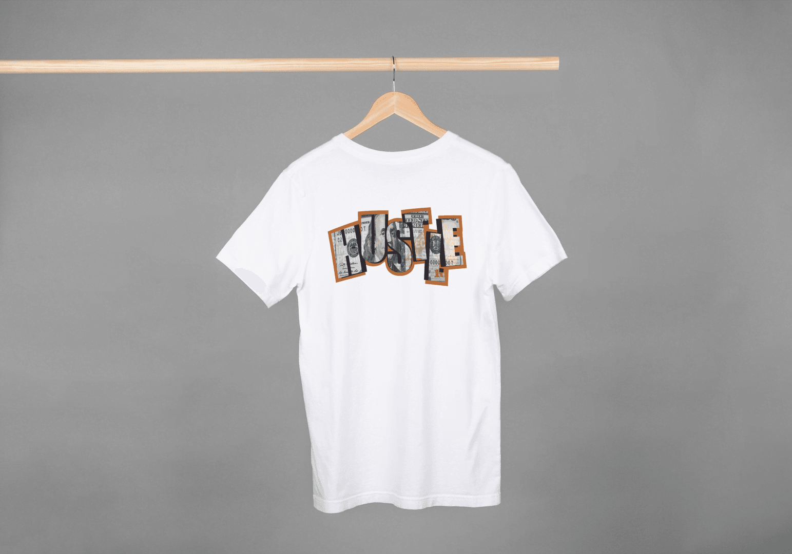 HUSTLE Money Print: Ambition Tee - Essentia Attire