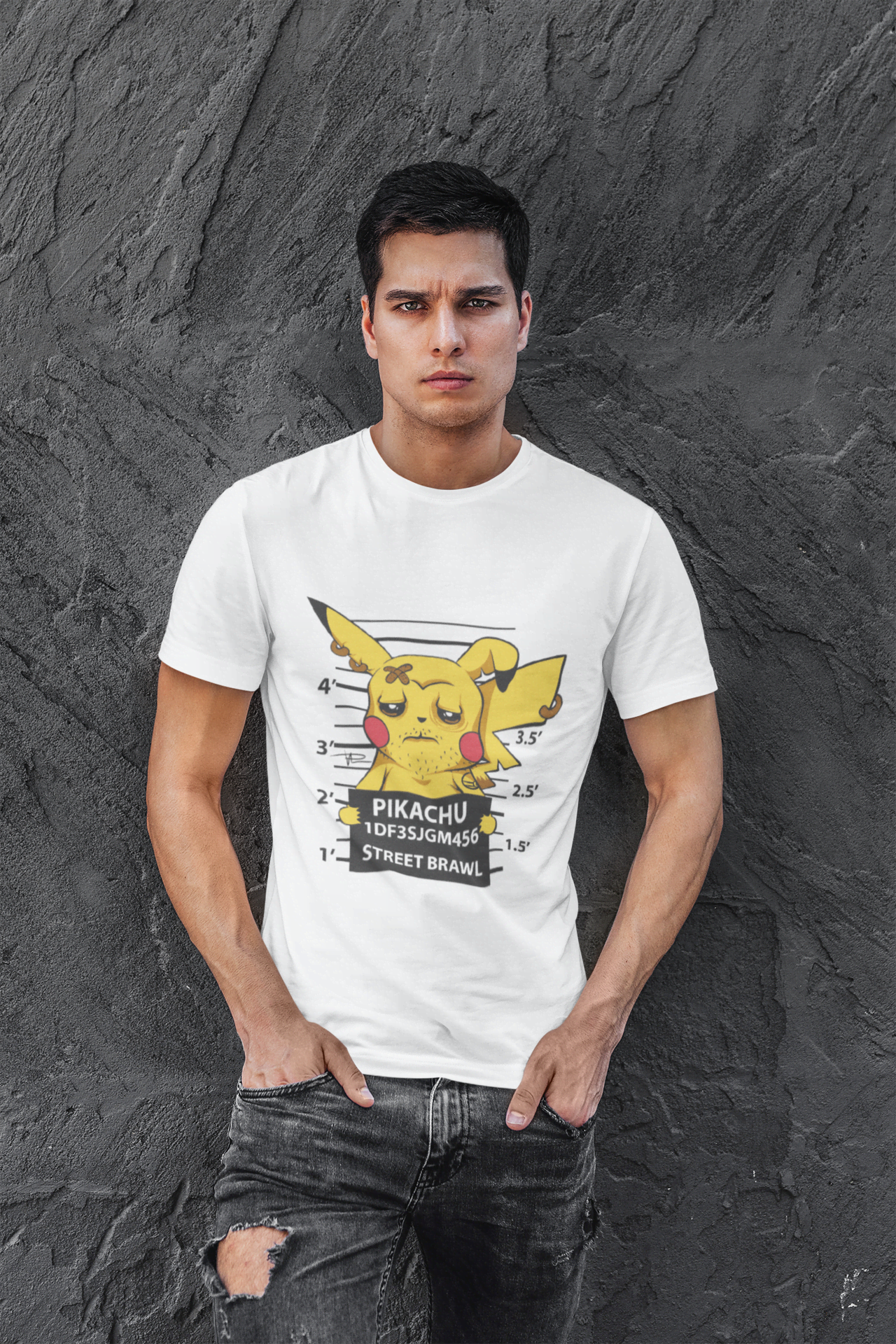 Pikachu "Street Brawl" Pokémon:  Dazed & Confused Electric Type Graphic Tee - Essentia Attire