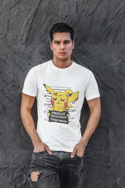 Pikachu "Street Brawl" Pokémon:  Dazed & Confused Electric Type Graphic Tee - Essentia Attire